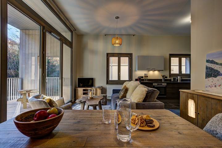 Location de vacances pour 4 personnes, avec balcon à Chamonix-Mont-Blanc