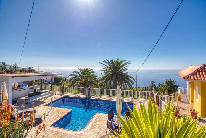 Chalet para 5 personas, con jardín además de piscina y vistas en La Palma - 4