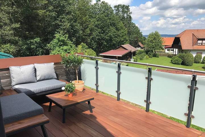 Ferienhaus für 6 Personen, mit Balkon und Garten in Zeitlofs