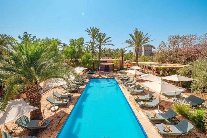 Casa de huéspuedes para 2 personas, con piscina y jardín en Marrakech