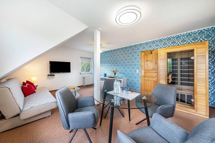 Ganze Wohnung, Ferienwohnung 'Fewo Energiepunkt Am Planitzwald' mit privater Terrasse, privatem Garten und Wi-Fi in Bennewitz, Leipzig und Umgebung