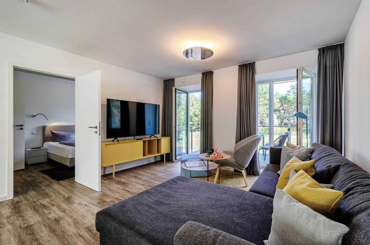Vakantiewoning voor 6 personen, met sauna en balkon in Prora