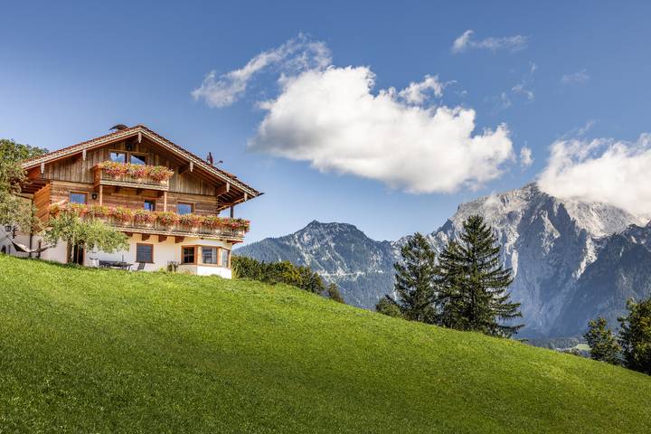 Bauernhof für 2 Personen, mit Balkon und Terrasse sowie Garten
