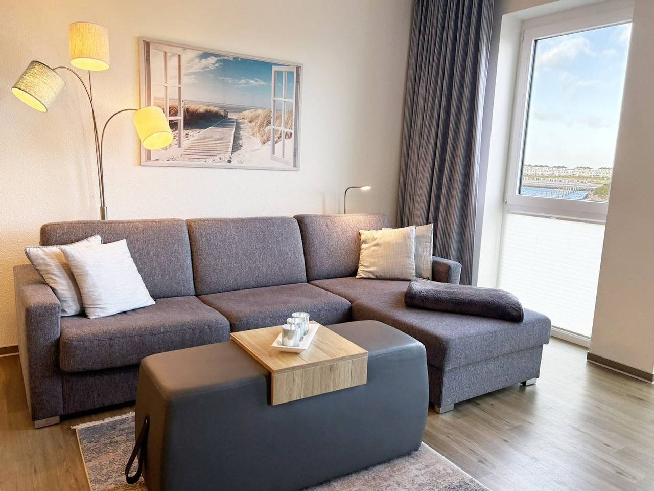 Ganze Wohnung, Ferienwohnung "Ostseeblick-Bollwark Whg. 9" direkt an der Ostsee in Olpenitz, Kappeln