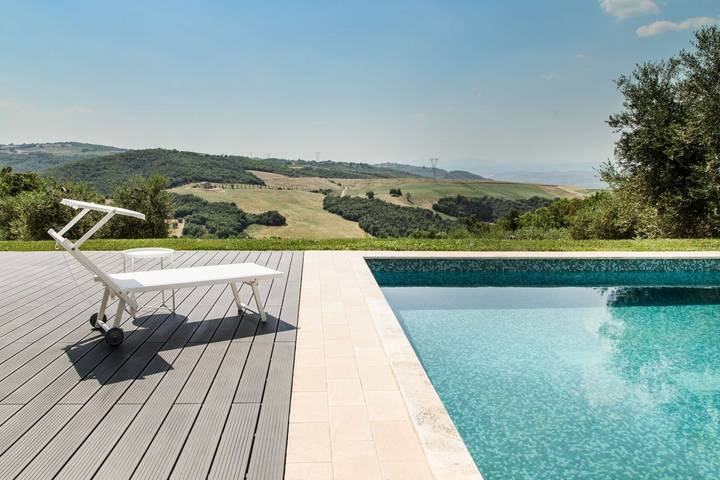 Casa vacanza per 8 persone, con giardino e terrazza in Seggiano