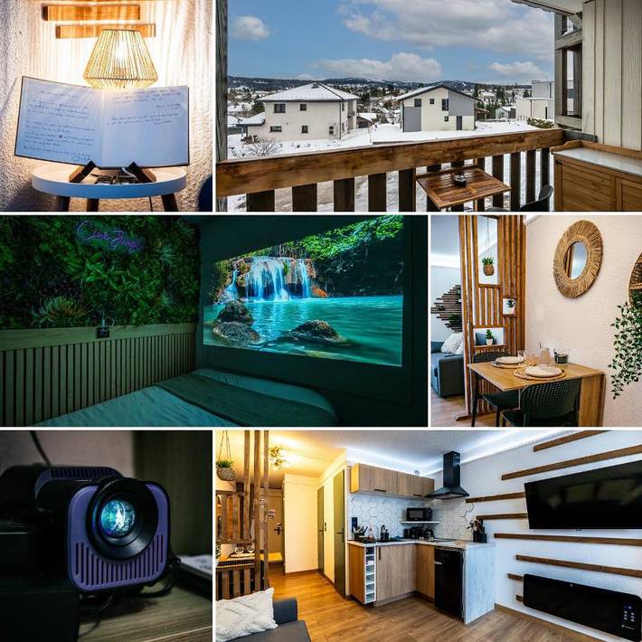 Gîte pour 4 personnes, avec terrasse et vue dans Lac des Rousses - 3