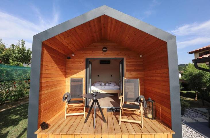 Camping für 2 Personen, mit Terrasse und Ausblick sowie Garten in Slowenien - 2