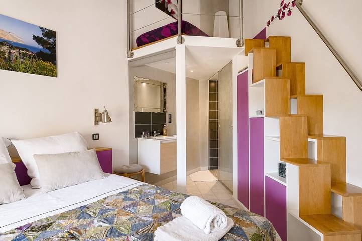 Chambre d’hôte pour 3 personnes, avec Jardin sur la Côte d'Azur - 3