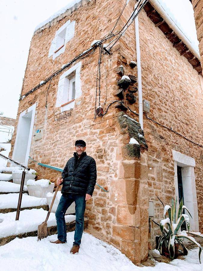 Location de vacances pour 8 personnes, avec terrasse et vue, animaux acceptés à San Martín de Unx