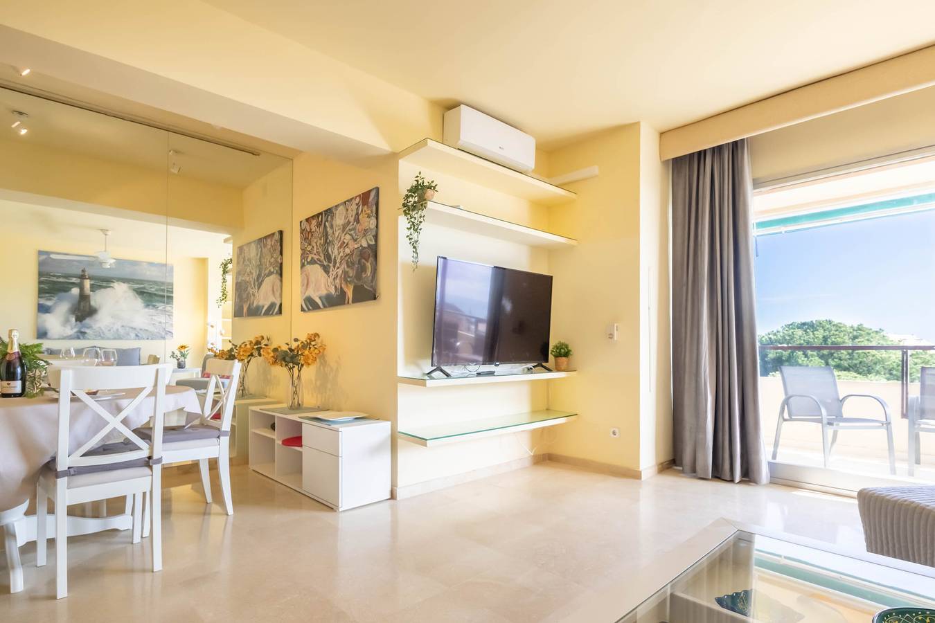 Cały apartament, Apartament wakacyjny dla 6 osób z taras in Marbella Wschód, Marbella