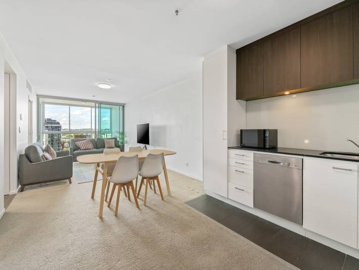 Apartamento entero, Apartamento de 2 habitaciones en Kangaroo Point con gimnasio y piscina in East Brisbane, Brisbane