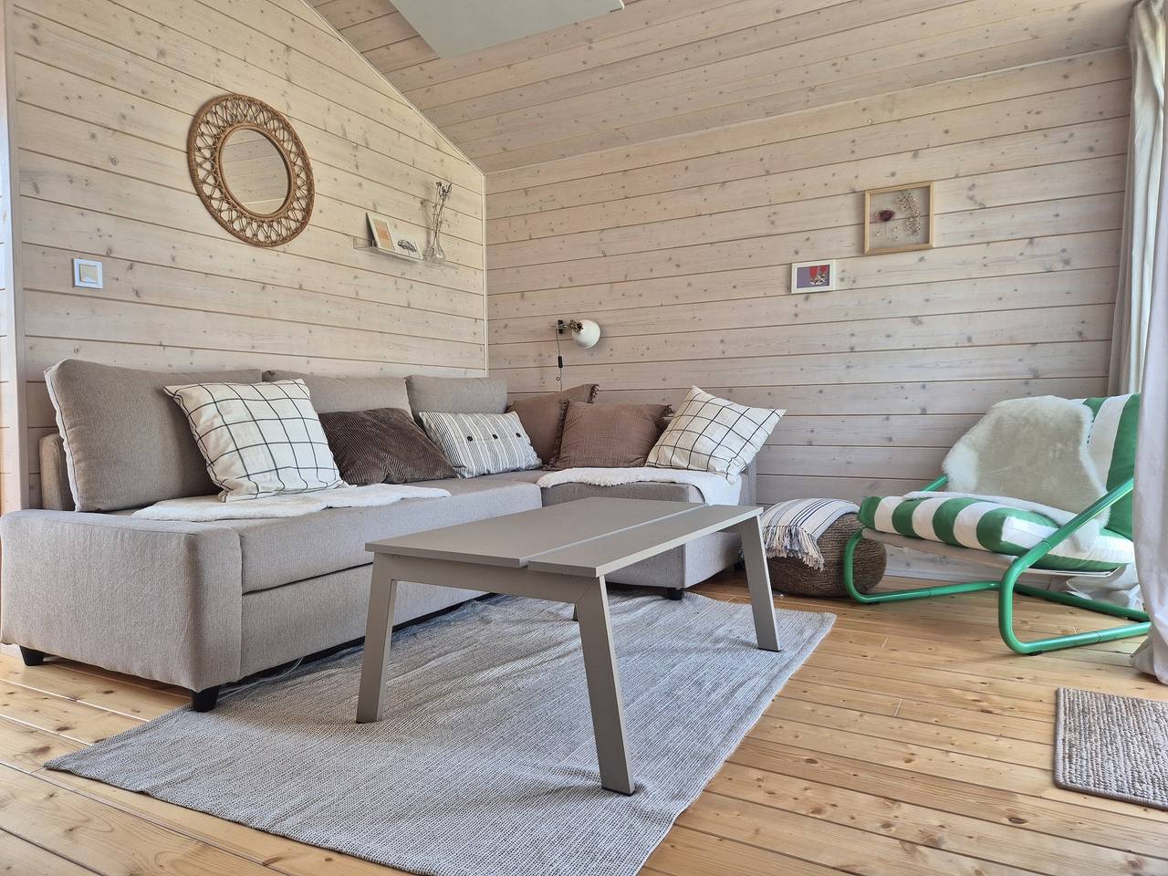 (402) Helles Tiny House im Grünen in Bleckede, Mecklenburgisches Elbetal