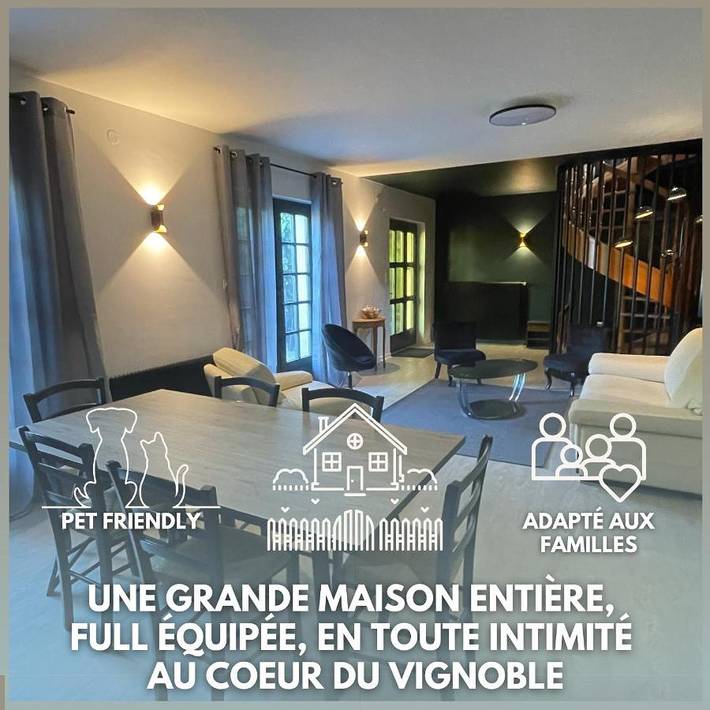 Location de vacances pour 6 personnes, avec terrasse, animaux acceptés à Issenheim - 2