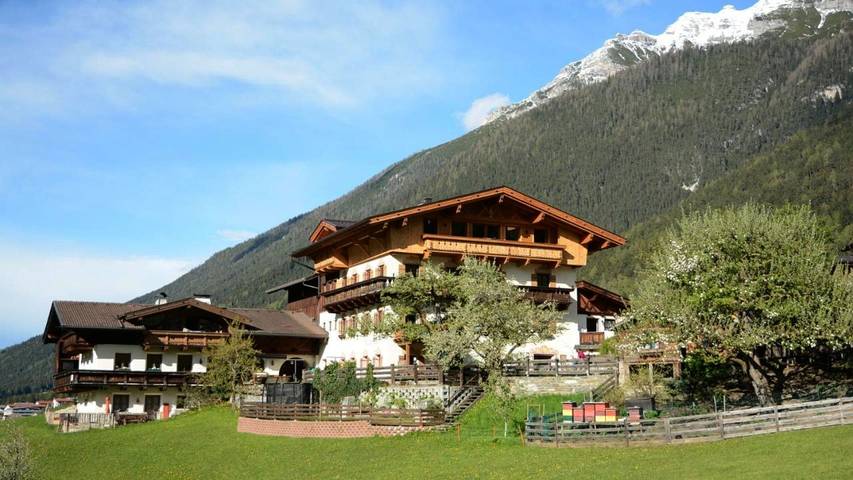 Maison d’hôte pour 3 personnes, avec Terrasse et Jardin ainsi que Sauna et Vue à Neustift im Stubaital