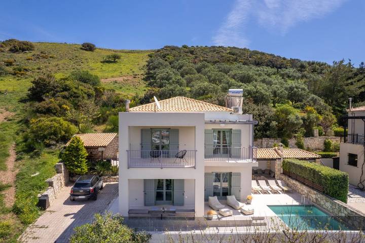 Villa für 6 Personen, mit Garten und Pool sowie Balkon, mit Haustier in Chania und Umgebung
