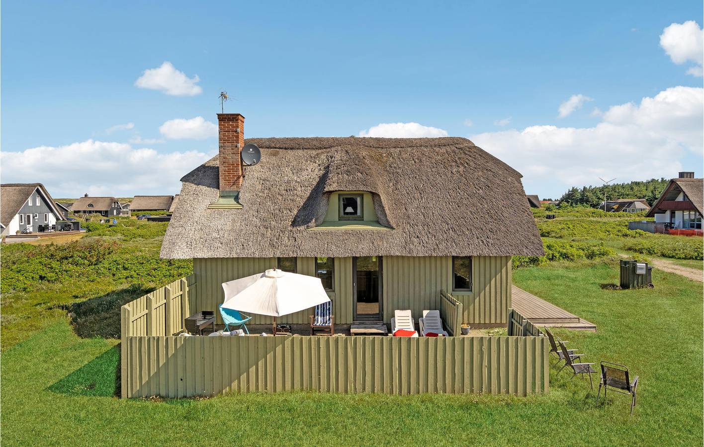 Holiday home for 7 people with terrace in Langerhuse, Harboøre