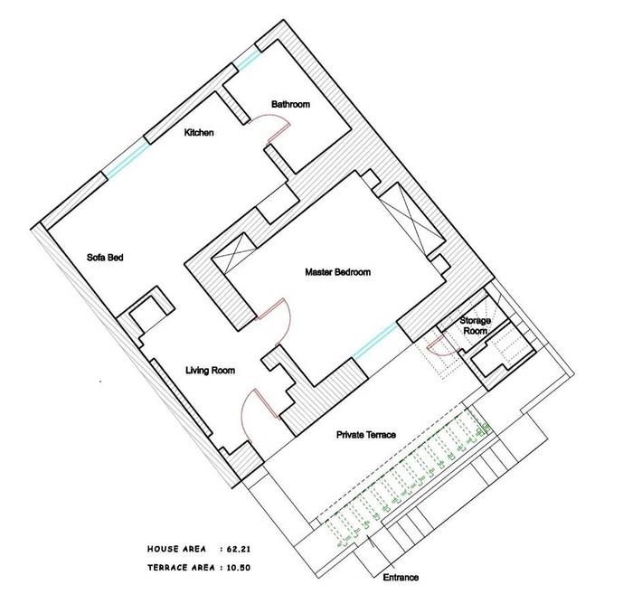 Location de vacances pour 5 personnes, avec vue et balcon, adapté aux familles dans Folégandros - 2