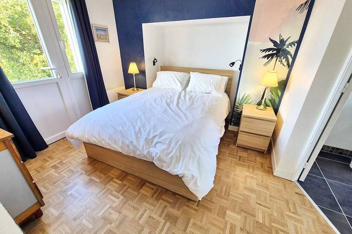 Location de vacances pour 8 personnes, avec balcon et jardin, animaux acceptés dans Plage Kersiny - 2