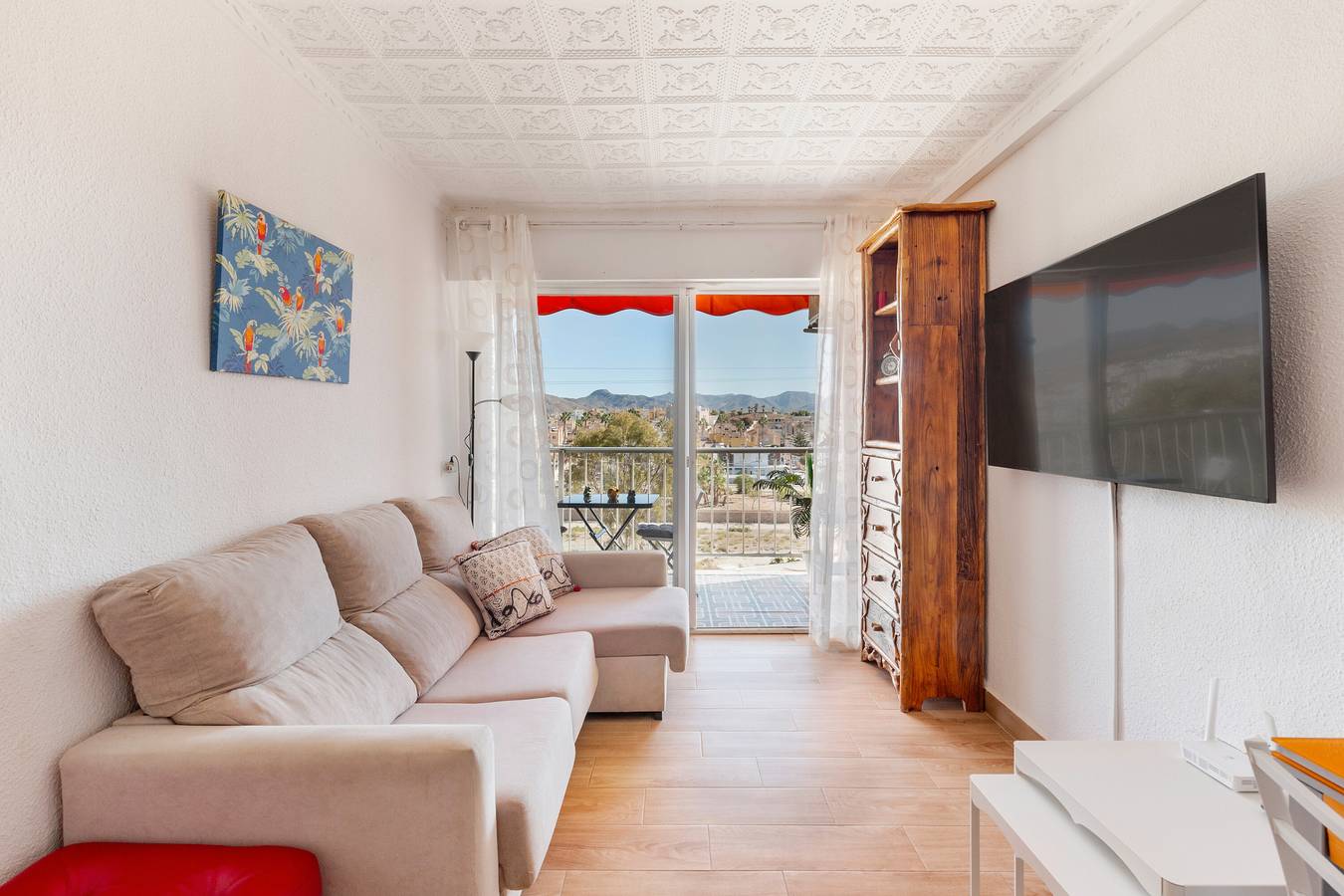 Apartamento entero, Apartamento 'Vistas Al Mar' con vistas al mar, Wi-Fi y aire acondicionado in Puerto de Mazarrón, Mazarrón