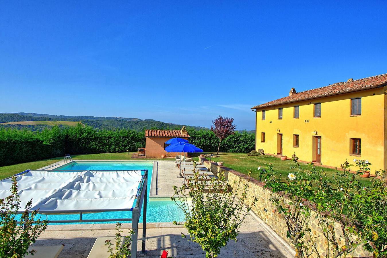 Villa per 14 Persone in San Gimignano, Siena e dintorni