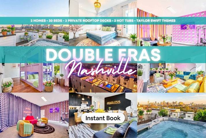 Vacation house for 24 people, with terrace, with pets in Nashville