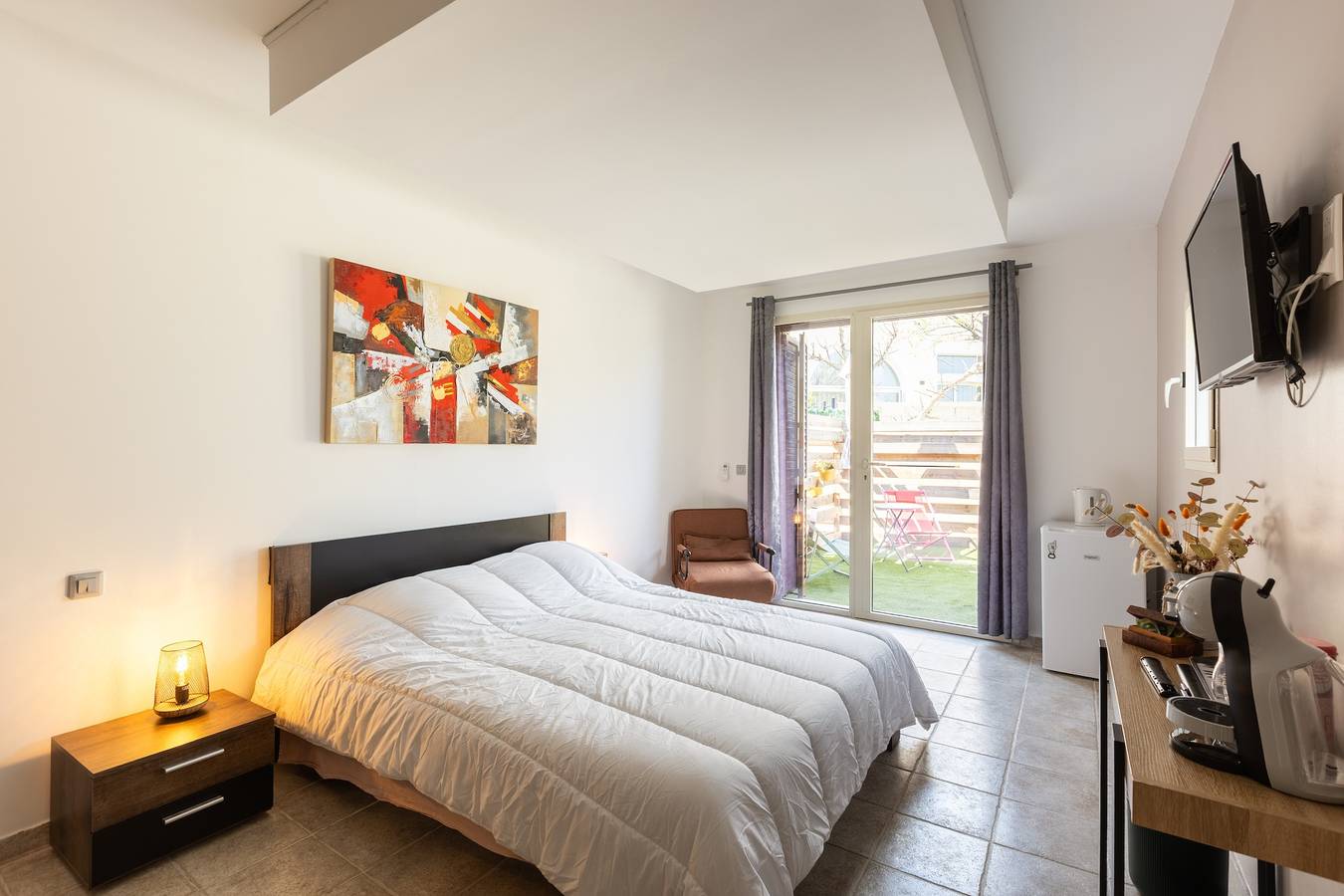 Zimmer „Saleccia“ mit Bergblick, Wlan und Klimaanlage in Santa-Reparata-di-Balagna, Calvi und Umgebung