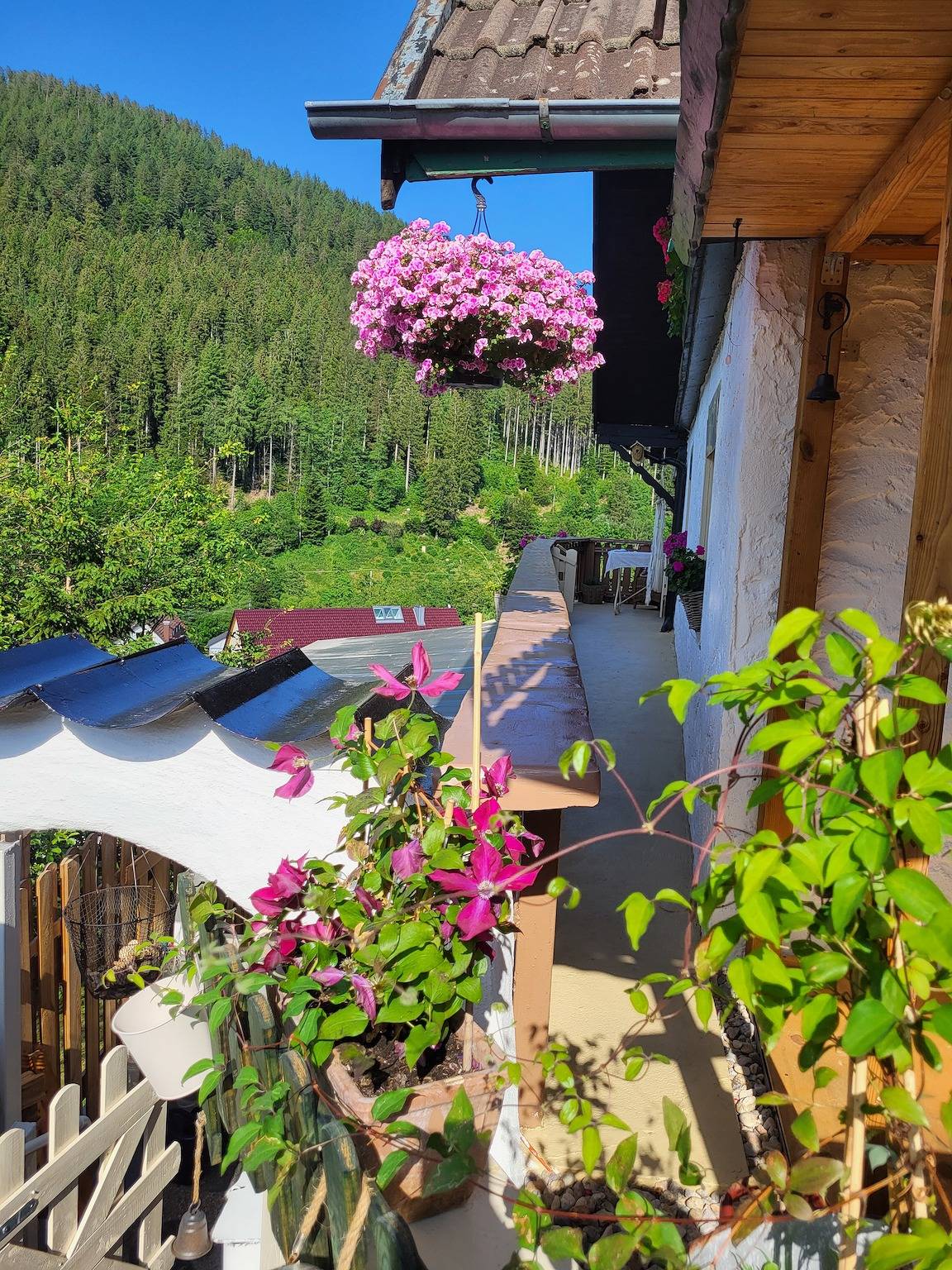 Apartamento entero, Apartamento 'Schwarzwaldglück' con vistas a la montaña, terraza compartida y Wi-Fi in Baiersbronn, Northern Black Forest