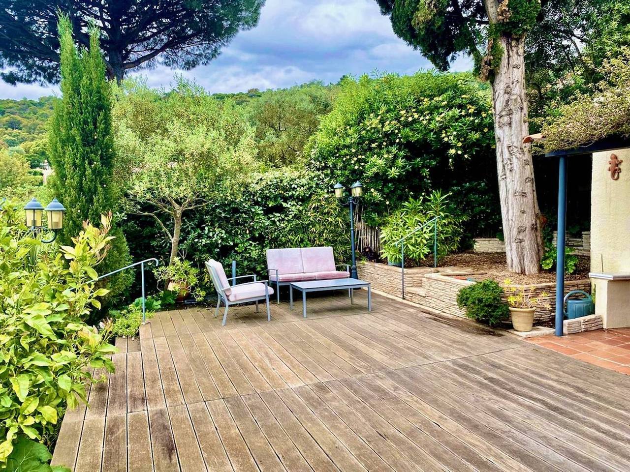 Mas mit 2 Schlafzimmern, Terrasse und privatem Garten in La Croix-Valmer, Draguignan Region
