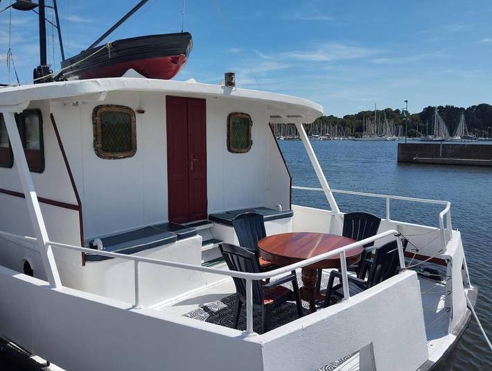 Bateau pour 3 personnes, avec Terrasse et Vue dans le Morbihan