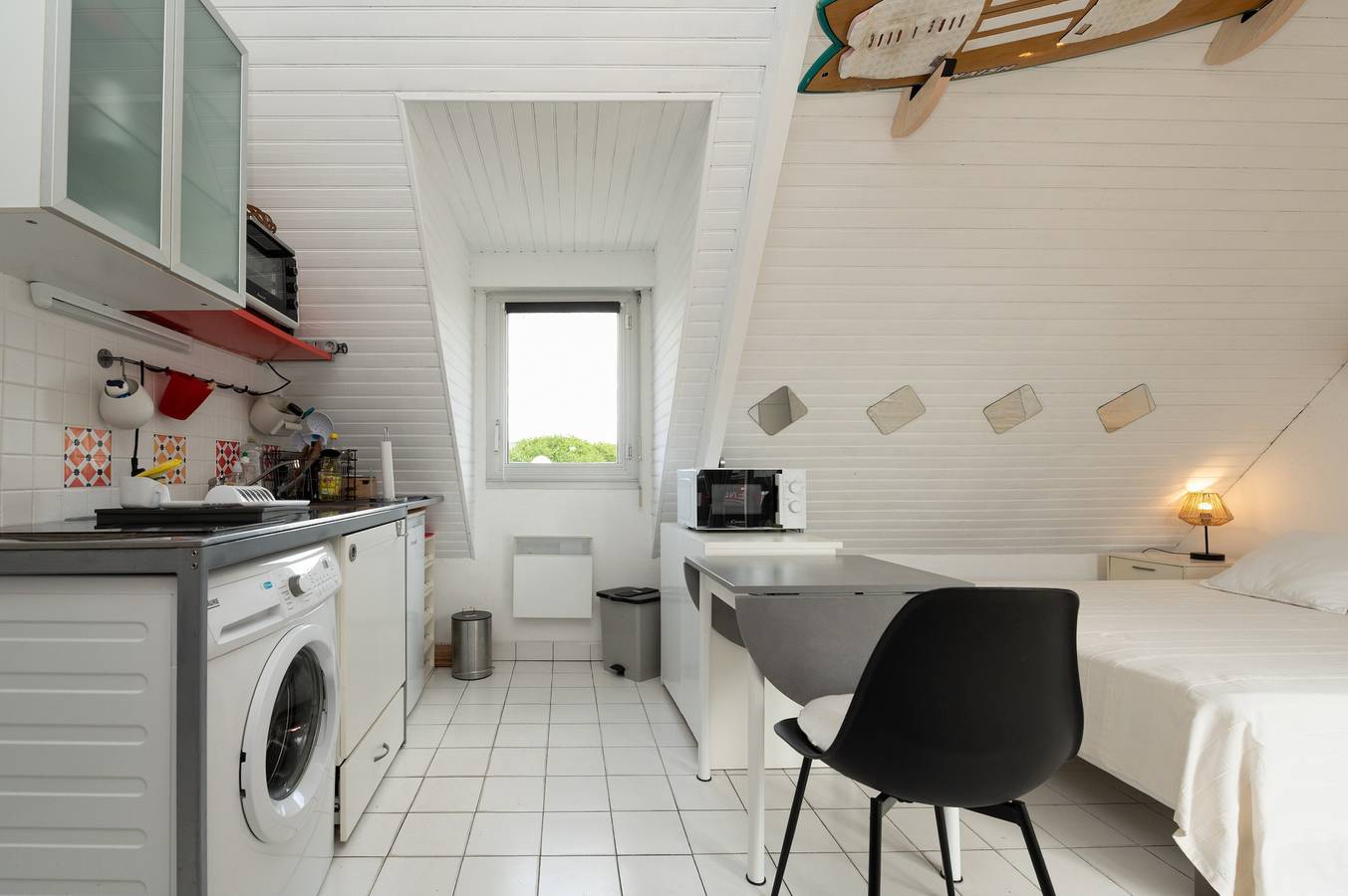 Estudio entero, Apartamento 'Le Studio Du Dolmen en Plouharnel' con balcón in Plouharnel, Côte des Mégalithes
