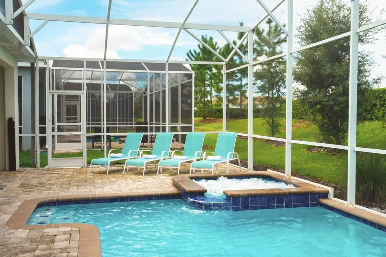 Stunning 9 Bd Single Family w Pool Champions Gate 1508 in ChampionsGate, Four Corners