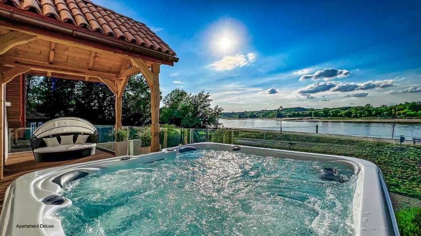 Apartament wakacyjny dla 2 osób, z balkon i sauna oraz ogród i jacuzzi w Województwo lubelskie