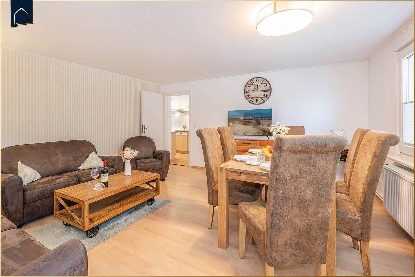 Cały apartament, Gemütliche Ferienwohnung in Ahlbeck mit Terrasse, 500 m bis zum Strand in Drei Kaiserbäder, Heringsdorf