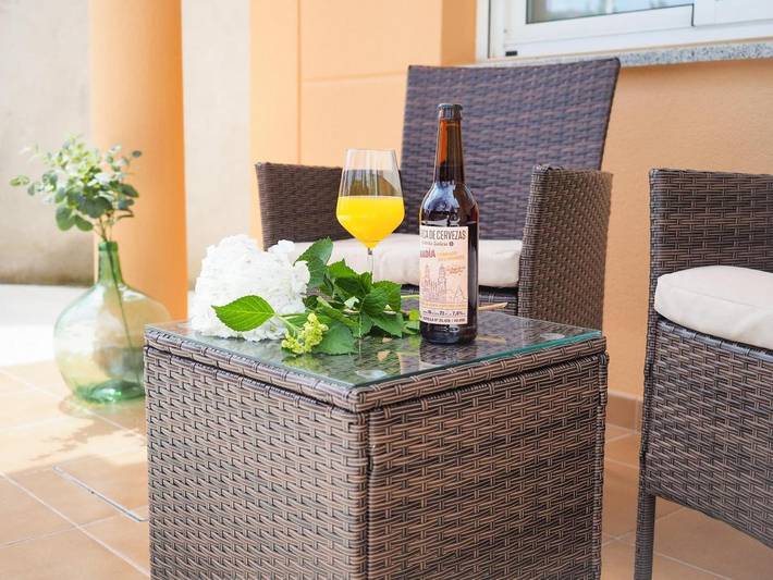 Casa de vacaciones para 7 personas, con vistas además de jardín y piscina en Provincia de La Coruña - 4