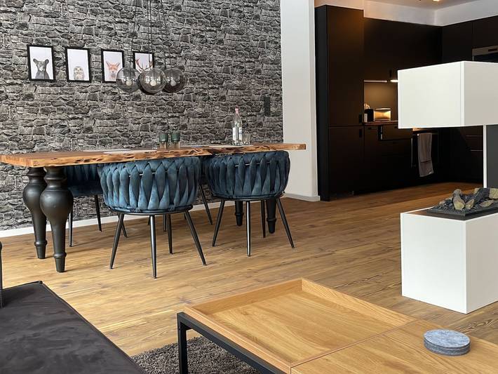 Ferienwohnung für 4 Personen, mit Sauna und Ausblick sowie Pool und Balkon, mit Haustier in Bad Harzburg