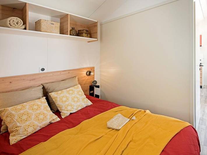 Camping Là, Com’Union - Mobilheim 6 personen - Der Merlin in Grosbreuil, Vendée
