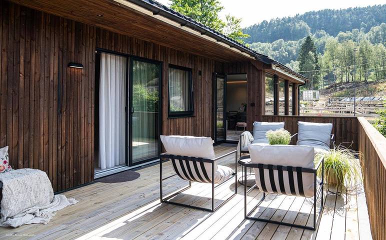 Villa voor 7 personen, met uitzicht en tuin, met huisdier in Bergen