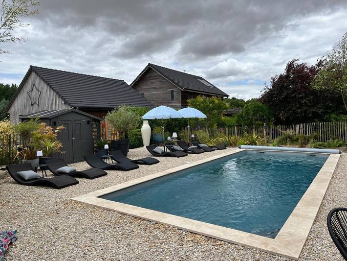 Maison de vacances pour 11 personnes, avec jardin ainsi que piscine et jacuzzi