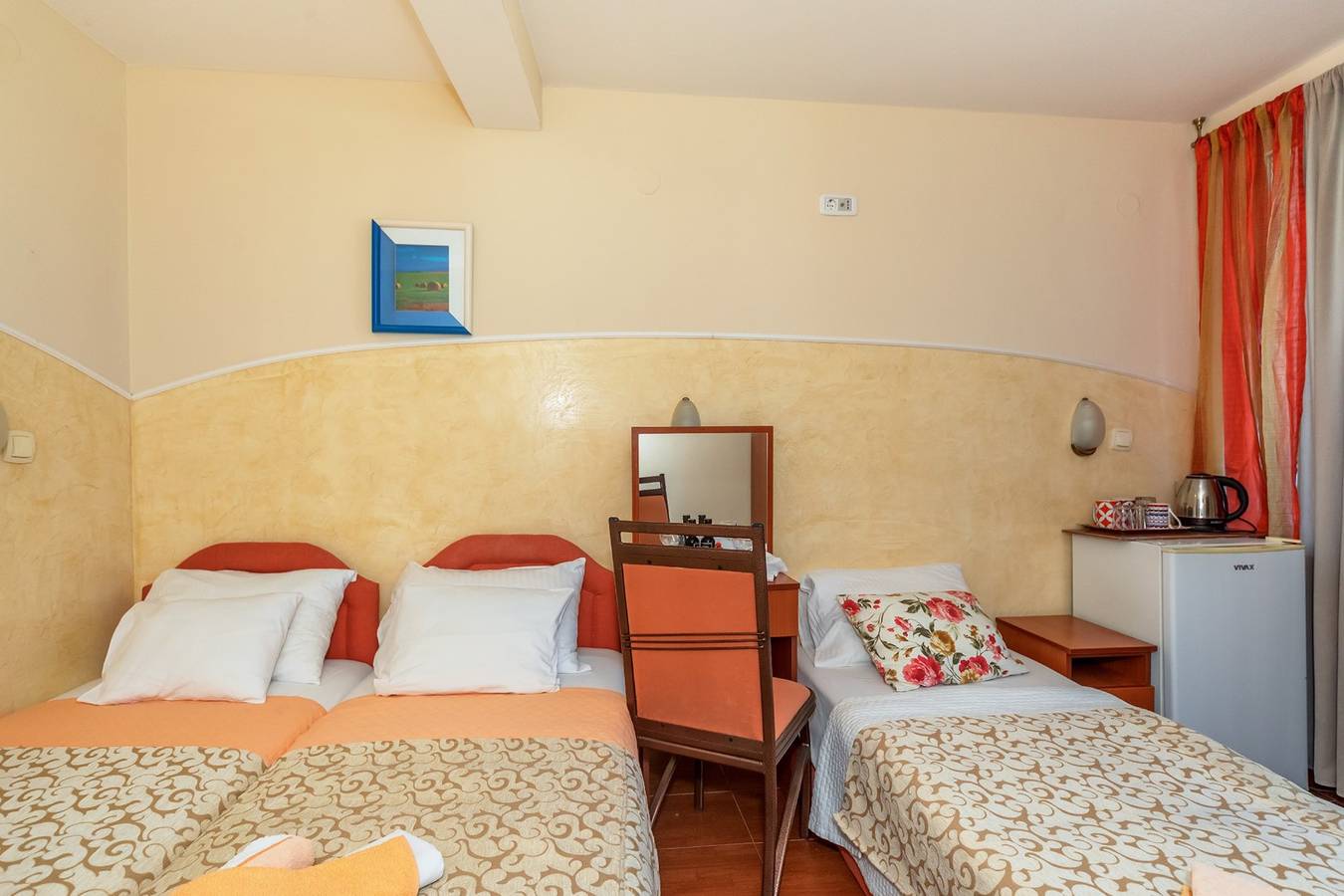 Triple Room with sea view in Petrovac na Moru, Opština Budva