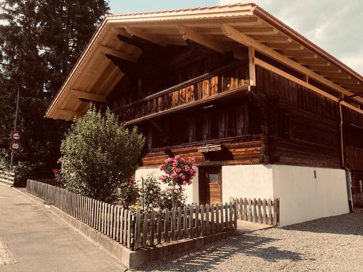 Ferienwohnung für 4 Personen, mit Balkon und Terrasse sowie Ausblick