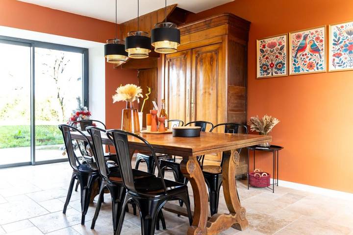 Location de vacances pour 9 personnes, avec vue et jardin à Mauron - 2