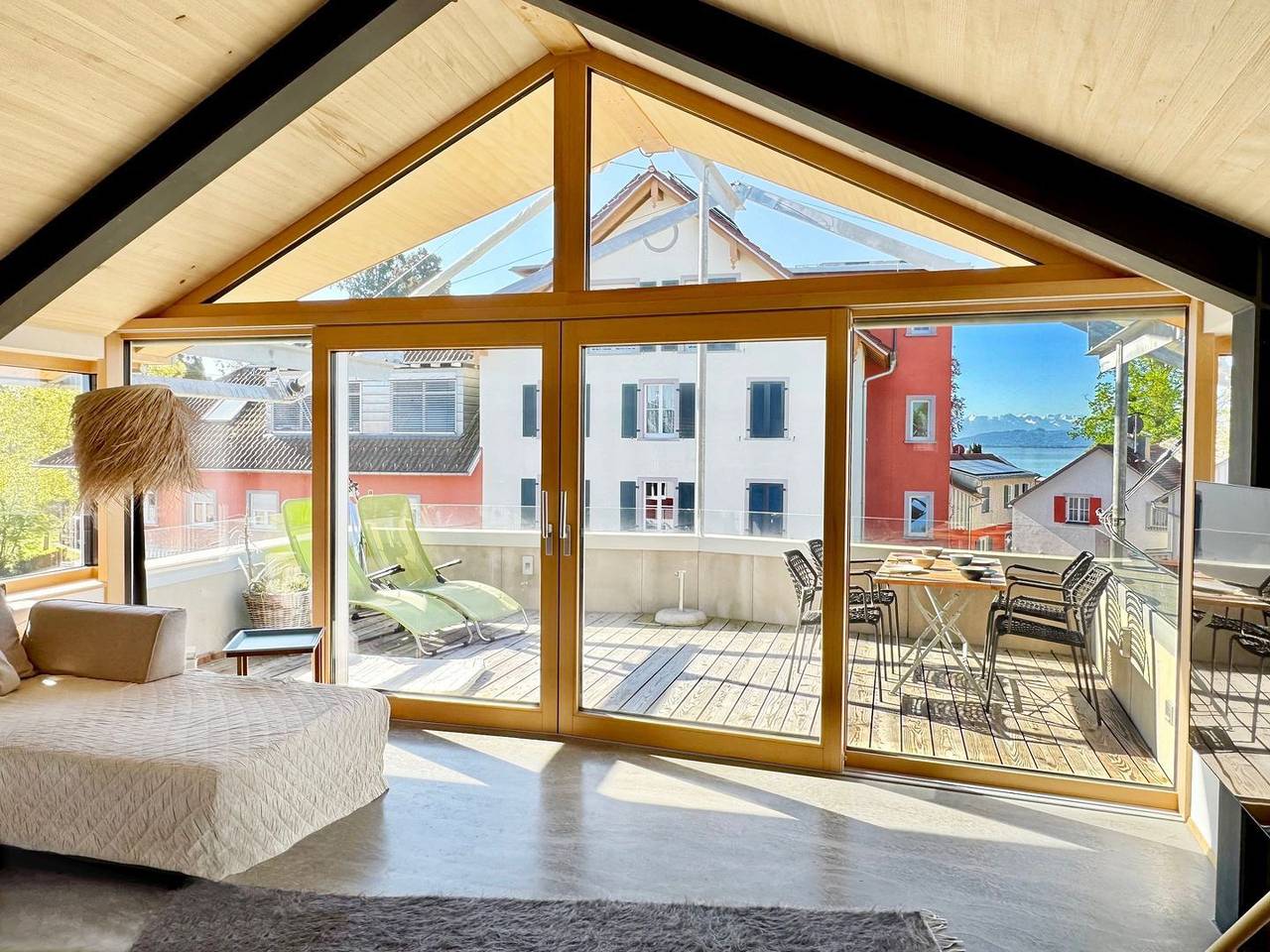 Ganze Wohnung, Ferienwohnung Halbinsel52 I Seesicht – Exklusive Maisonette-Wohnung mit Seesicht in Wasserburg (Bodensee), Bayerisch Schwaben
