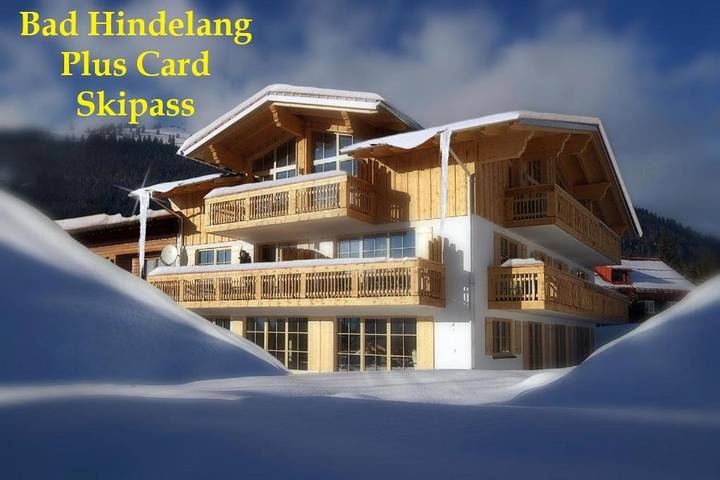 Ferienwohnung für 4 Personen, mit Garten und Ausblick sowie Sauna, mit Haustier in Oberjoch