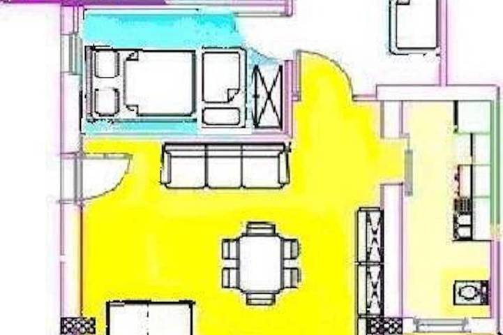Apartamento de vacaciones para 7 personas, con balcón - 1