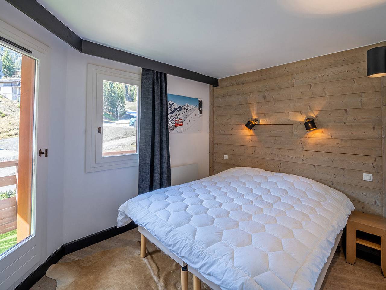 Ganze Wohnung, Renoviertes Apartment im Zentrum von La Tania, direkt an den Pisten für 4 Personen in La Tania, La Perrière