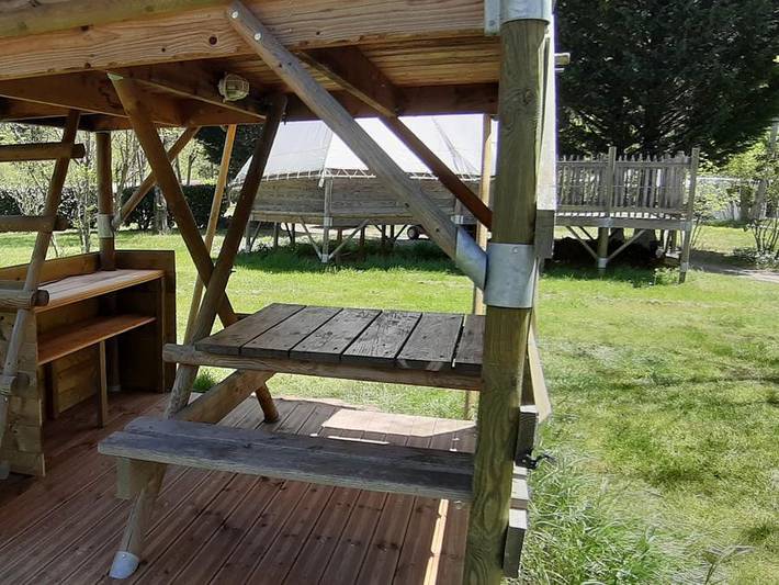 Camping für 2 Personen, mit Kinderpool, mit Haustier in der Ardèche - 4