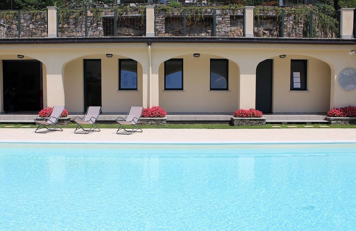 Ganze Wohnung, Oleandro 2 apartment in Residence Villa Cerutti in Mergozzo, Comune di Mergozzo