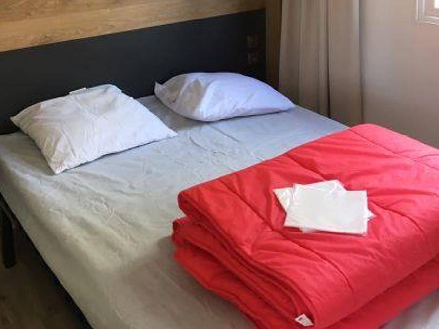 Camping Les Ecureuils - Mobilheim 6 personen - C- Mobilheim Caraïbes 2 Zimmer in La Bernerie-en-Retz, Côte de Jade