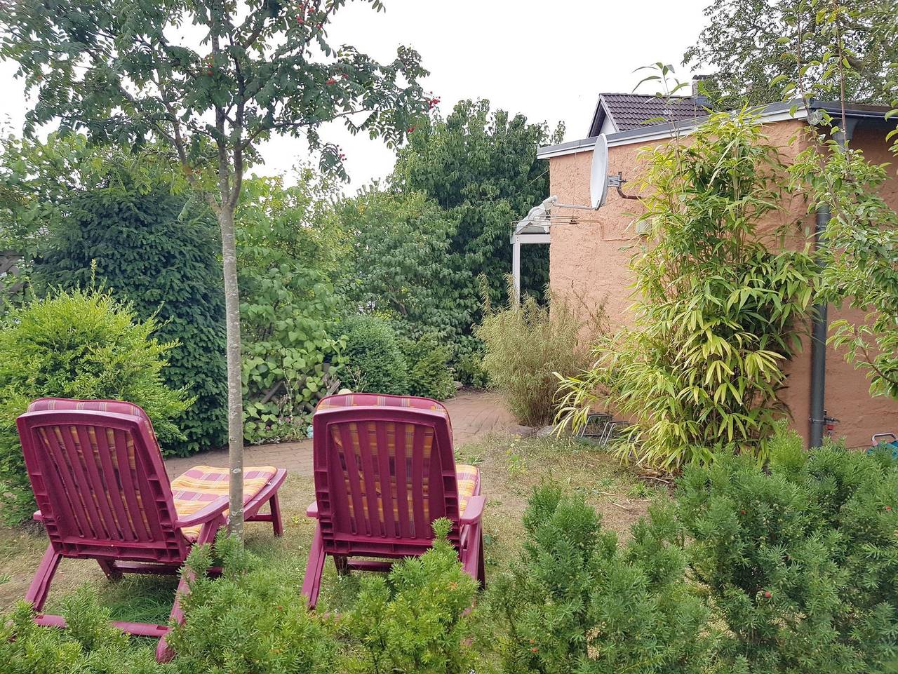 Ganze Ferienwohnung, Haus Toscana - 350 m zum Strand, Terrasse/Garten - Ferienhaus Toscana in Koserow, Bernsteinbäder
