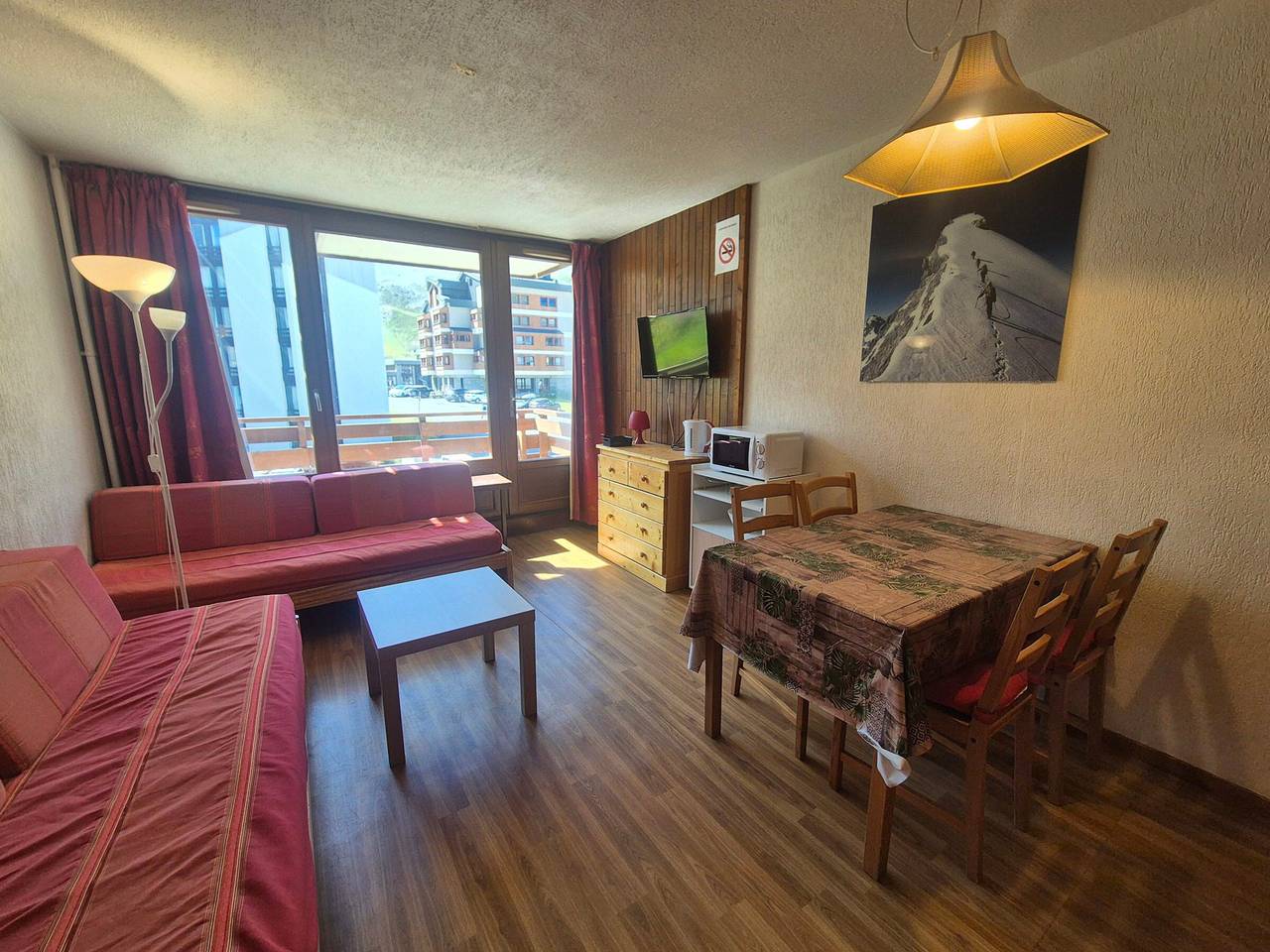 Gehele studio, Ski-in/ski-out studio with balcony in Tignes, 4 pers. in Tignes, Vanoise Nationaal Park